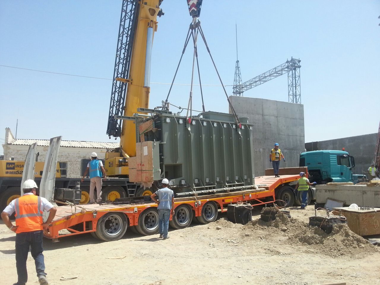 Handling & Transportation of heavy weight loads for Çalik Enerji (Turkey)